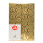 Gartner Studios; Holiday Seals, Gold Foil, Pack Of 40