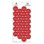 Great Papers! Holiday Seals, 1 inch;, Red/White, Merry Christmas, Pack Of 50