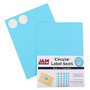 JAM Paper; Circle Label Sticker Seals, 1 11/16 inch;, Blue, Pack Of 120