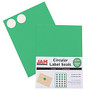 JAM Paper; Circle Label Sticker Seals, 1 11/16 inch;, Green, Pack Of 120