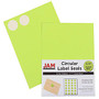 JAM Paper; Circle Label Sticker Seals, 1 11/16 inch;, Lime Green, Pack Of 120