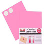 JAM Paper; Circle Label Sticker Seals, 1 11/16 inch;, Pink, Pack Of 120