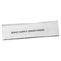 Panter Magnetic Label Holders, 1 1/2 inch; x 6 inch;, Black, Pack Of 10