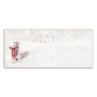 Great Papers!; Holiday Envelopes, Snowman In Red Scarf, #10, 4 1/8 inch; x 9 1/2 inch;, Pack Of 40