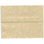 JAM Paper; Booklet Invitation Envelopes, A2, 4 3/8 inch; x 5 3/4 inch;, 30% Recycled, Brown, Pack Of 25