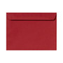 LUX Envelopes, Booklet, 9 inch; x 12 inch;, Ruby Red, Pack Of 50