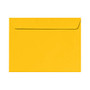 LUX Envelopes, Booklet, 9 inch; x 12 inch;, Sunflower Yellow, Pack Of 50