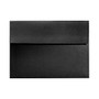 LUX Invitation Envelopes, A9, 5 3/4 inch; x 8 3/4 inch;, Black Satin, Pack Of 1,000