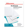 Office Wagon; Brand Catalog Envelopes, 9 inch; x 12 inch;, White, Box Of 100