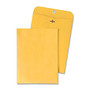 Quality Park Clasp Envelope - Clasp - #105 - 11.50 inch; Width x 14.50 inch; Length - 28 lb - Gummed - Kraft - 100 / Box - Kraft