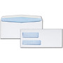 Quality Park; Double-Window Envelopes, 3 5/8 inch; x 8 5/8 inch;, White, Box Of 500