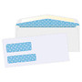 Quality Park; Double-Window Security Envelopes, #10, 4 1/8 inch; x 9 1/2 inch;, White, Box Of 500