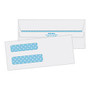 Quality Park; Redi-Seal&trade; Double-Window Security Envelopes, #8 5/8 (3 5/8 inch; x 8 5/8 inch;), White, Box Of 500
