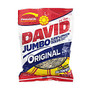 David Jumbo Sunflower Seed Pouches, Original, 5.25 Oz, Box Of 12