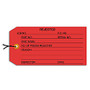 Office Wagon; Brand Prestrung Inspection Tags,  inch;Rejected, inch; Red, Box Of 1,000