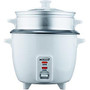 Brentwood 8 Cup Rice Cooker with Steamer in White (TS-180S)