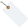 Tyvek; Prewired Shipping Tags, #4, 4 1/4 inch; x 2 1/8 inch;, White, Box Of 1,000