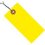 Tyvek; Prewired Shipping Tags, #8, 6 1/4 inch; x 3 1/8 inch;, Yellow, Box Of 100