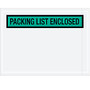 Partners Brand Green  inch;Packing List Enclosed inch; Envelopes, 4 1/2 inch; x 6 inch;, Case of 1,000