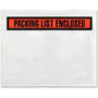 Sparco Pre-labeled Packing Slip Envelope - Packing List - 7 inch; Width x 5.50 inch; Length - 70 g/m&sup2; - Self-adhesive Seal - Paper, Low Density Polyethylene (LDPE) - 1000 / Box - White