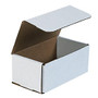 Office Wagon; Brand White Corrugated Mailers, 7 inch; x 4 inch; x 3 inch;, Pack Of 50