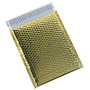 Partners Brand Gold Glamour Bubble Mailers 9 inch; x 11 1/2 inch;, Pack of 100