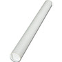 Quality Park Mailer Storage Tube - 2 inch; Width x 24 inch; Length - Removable End Caps - Fiberboard, Kraft - 25 / Carton - White