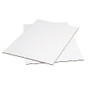 Partners Brand White Corrugated Sheets 40 inch; x 48 inch;, Bundle of 5