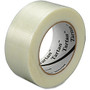 Scotch Filament Tape - 1.88 inch; Width x 60 yd Length - 3 inch; Core - Synthetic Rubber - Glass Yarn Backing - 24 / Carton - Clear