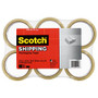 Scotch; Lightweight Packaging Tape, 1 7/8 inch; x 54 3/5 Yd., Clear, Pack Of 6