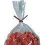 Office Wagon; Brand Paper Twist Ties For Poly Bags, 3/16 inch; x 6 inch;, Red, Case Of 2,000