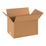 12in(L) x 8in(W) x 7in(D) - Corrugated Shipping Boxes