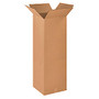 B O X Packaging Corrugated Shipping Boxes, 18 inch; x 18 inch; x 48 inch;, Brown, Pack Of 10