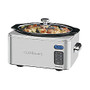 Cuisinart; 6.5 qt Programmable Slow Cooker, Silver