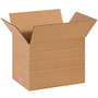 Office Wagon; Brand Multi-Depth Corrugated Cartons, 10 inch; x 14 inch; x 10 inch;, Kraft, Pack Of 25