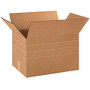 Office Wagon; Brand Multi-Depth Corrugated Cartons, 12 inch; x 18 inch; x 12 inch;, Kraft, Pack Of 25