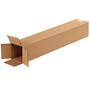 Office Wagon; Brand Tall Boxes, 4 inch; x 4 inch; x 24 inch;, Kraft, Pack Of 25
