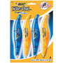BIC; Wite-Out; Exact Liner&trade; Correction Tape, 1/5 inch; Line Coverage, 236 inch;, Pack Of 4