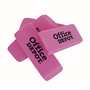 Office Wagon; Brand Pink Bevel Eraser, Medium