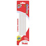 Pentel; Clic Eraser&trade; Refills, 3 1/2 inch;, White, Pack Of 4