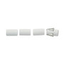 Pentel; EZ#2 Automatic Pencil Eraser Refills, White, Tube Of 5