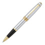 Cross; Bailey Selectip Rollerball Pen, Medium Point, 1.0 mm, Chrome Barrel, Black Ink