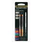 Monteverde; Ballpoint Refills For Sheaffer Ballpoint Pens, Medium Point, 0.7 mm, Orange, Pack Of 2