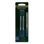 Monteverde; Rollerball Refills For Sheaffer Rollerball Pens, Fine Point, 0.5 mm, Blue, Pack Of 25