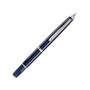 Pilot Fermo Fountain Pen With 18K Gold Nib, Medium Point, Blue Barrel, Black Ink
