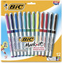 BIC Mark-It Ultra Fine Point Color Coll. Markers - Ultra Fine Point Type - Assorted - 12 / Set