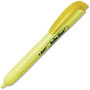 BIC Retractable Highlighters - Chisel Point Style - Fluorescent Yellow Water Based Ink - 1 Dozen