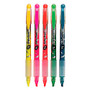 BIC; Z4&trade; Liquid Brite Liners&trade;, Assorted Colors, Pack Of 5