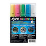 EXPO; Bright Sticks; Wet-Erase Fluorescent Markers, Assorted Colors, Pack Of 5