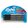 EXPO; Click Fine-Point Dry-Erase Markers, Black, Pack Of 3
